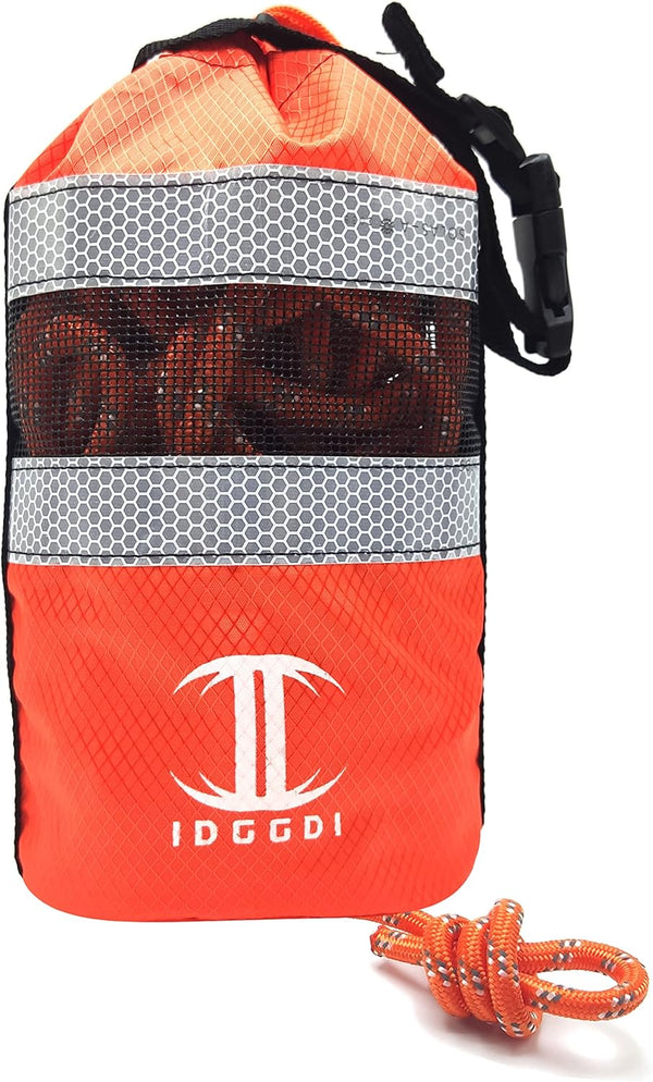 Throw Bag for Water Rescue, 70ft Reflective Throwable Rope, Floating Rescue Ropes for Kayaking, Boating Equipment