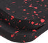 uxcell Treadmill Mat - 3.9"x3.9" Exercise Equipment Mat for Floor Protection and Sound Reduction (Black Red)