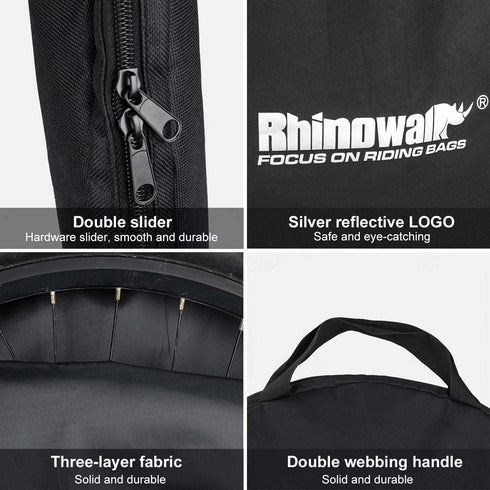 Rhinowalk Bike Wheel Bag, Wheelset Carrying Bag for 26 to 29 inch MTB Mountain Bike/700C Road Bike Travel Case