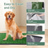 Dog Grass Pet Loo Indoor/Outdoor Portable Potty, Artificial Grass Patch Bathroom Mat with Washable Pee Pad