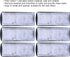 Fish Tank Filter Cartridge - 6Pcs Aquarium Filter Cotton Replacement, Wall Mounted Accessory Cartridge