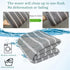 Breathable Dog Crate Mat with Anti-Slip Bottom, 3D Air Mesh Pet Crate Pad, Machine Washable Pet Mat for Dog Sleeping