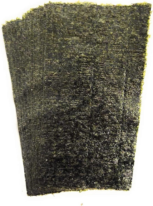 Generic Green Nori Seaweed Sheets 100 Pack - 4" x 7.5" for Marine