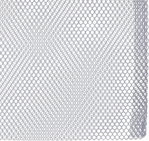 ALEGI Large Filter Media Bags, 4pcs White Net Bags with Plastic Zipper for Bio Balls and Ammonia Remover