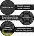 POWERLIX Ultralight Sleeping Pad for Camping with Inflating Bag - Compact Lightweight Air Mattress