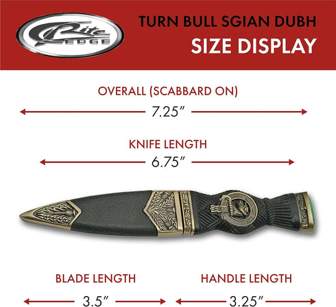 Szco Supplies 7.25" Emerald Colored Sgian Dubh Scottish Dirk Knife with Bronze Scabbard