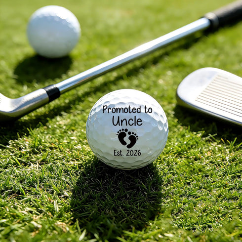 Gollfaqqfeel 2026 3 Uncle Gift for Fathers Day, to New Uncle, Promoted to Uncle Pregnancy Announcement Golf Gifts