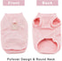 Zunea Dog Shirts for Small Dogs Girls, Summer Puppy Clothes T-Shirt with Leash Ring, Soft Breathable Sleeveless Basic