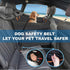 Dog Car Seat for Large Medium Dogs Back Seat Extender for Dogs, Waterproof Medium Dog Carseat with Hard Bottom& Pet