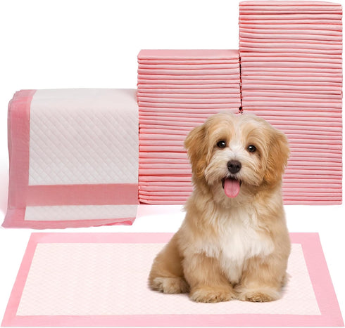 Red Rabbits Pet Toilet Training Pads 100Count Disposable Puppy Pee Pads 18" x 13"