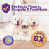Extra Absorbent Washable, Reusable Potty Pad for Dogs (Large) - Leakproof Puppy Training Pee Pad