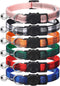 6 Pack Classic Plaid Cat Collars with Bells - Adjustable Breakaway Kitten Collar for Girl & Boy Cats, Pet Gifts &