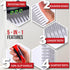 Poodle Comb for Dogs with Rotating Teeth, Smoothest Pet Comb with 5-in-1 Features for Dematting, Dog Essentials