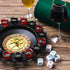 Set 16pcs 2 Hiboom Shot Glass Roulette Game and Drinking Dice - Glasses and Balls for Adults, Family Gathering, Bar