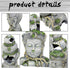 PINVNBY Large Buddha Head Statue Decorations for Fish Tank, Resin Ornament, Betta Hideout Cave for Small Fish and