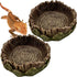 2 Pack Small Reptile Food Bowl - Feeding Dish for Bearded Dragon, Gecko, Lizard, Frog
