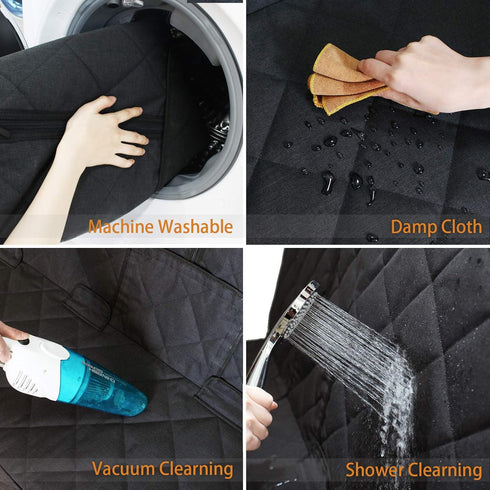 petalage Bench Dog Car Seat Cover for Back Seat Waterproof Seat Covers Durable Scratch Proof Nonslip, Protector for Pet
