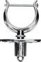Seachoice Top-Mount Rowlock Set, Chrome-Plated Zinc, Includes 2 Rowlocks with Locking Pins and Sockets