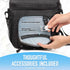 Golf Cart Cooler Bag - Insulated 12-Can Leakproof Soft Cooler with Multi-Pockets