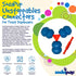 SodaPup Unstoppables Connectors, 2 Pack, Non-Toxic PETstrong Nylon Treat Dispenser Chew Toys for Medium & Large Dogs,