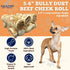 5-6" 4 Count) Amazing Dog Treats - Beef Cheek Rolls Mega Thick (Bully Dust Flavor, - - Safe Rawhide Alternative Dog
