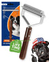 Dog Brush for Shedding, 20 Blade Dematting Tool, Undercoat Rake for Large Medium Small Dogs and Cats