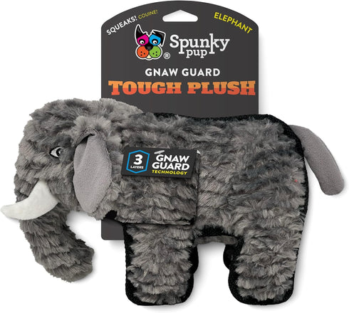 Spunky pup Tough Plush Toy Elephant