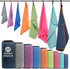 HOEAAS 2 Pack Microfiber Camping Towels, Quick Dry Towel, Super Absorbent Ultra