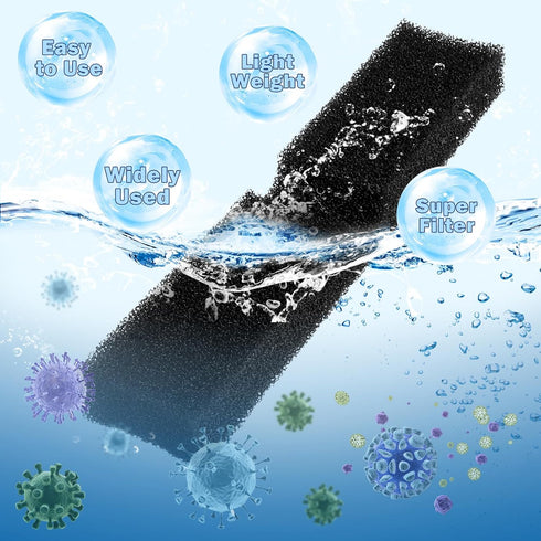 Fx4 FX5 FX6 Podoy Foam Filter Pads Replacement Compatible with Fluval Canister Filter, Aquarium Bio Sponge Foam Filter