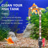 Aquarium Fish Tank Hook Water Changer, Plastic Pump Siphon for Changing Water Aquarium Accessories