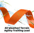 Downtown Pet Supply 50ft Long Dog Training Leash, Nylon Recall & Obedience Training Tools, Orange