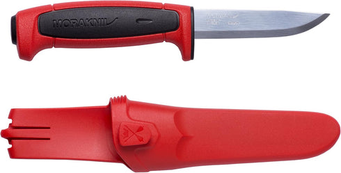 Morakniv Craftline Basic 511 Utility Knife, High Carbon Steel Fixed Blade, 3.6-Inch Blade