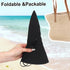 Solid Packable Sun Hat for Women and Men, Wide Brim Waterproof Beach Bucket Hats, UPF 50+
