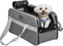 9 LBS PETSFIT Multipurpose Center Console Dog Car Seat, Airline Approved Dog Car Carrier with Safety Tether