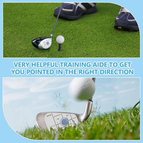 Golf Impact Tape Set 300Pcs, Self-Teaching Stickers for Woods, Irons, and Putters, Training Aid