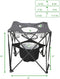 23.25" 23.25" 24.5" Mind Reader Folding Tailgate Table, Camping Gadgets, Tailgate Essentials, Portable Cooler, L x W x