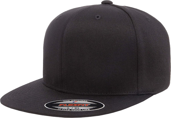 Flexfit Men's On Field Pro Baseball Cap, Black, Small-Medium Size