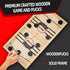 HELLO PAPAYA Fast Sling Puck Game - Test Your Speed and Accuracy with This Fast-Paced Wooden Air Hockey Desktop Battle