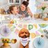 Sublimation Dog Bandanas 6PCS, Heat Transfer Washable Dog Scarf, Blank DIY Solid Kerchief for Large Dogs