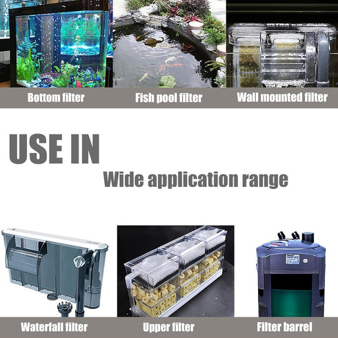 48x12 inch Fish Tank Filters, Cut Filter Pad, 8-Layer Fish Filter Floss, Aquarium Filter Media for Fish Tank and Pond
