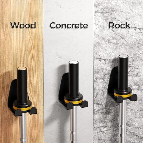 Olympic Barbell Hanger, Garage Gym Bar Wall Rack, Vertical Barbell Mount Rack, Space Saving Accessory