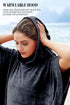 Swimming Catalonia Absorbent Surf Poncho Men Women, Quick Dry Towel Changing Poncho, Hooded Towel Poncho Adult