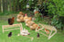 3 Pack Chick Perch Chick Toys Chick Wooden Roosting Bar Chick Jungle Gym Perch Stand for Chicken Brooder, Coop Baby