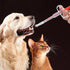 Nuanchu 4 Pieces Pet Pill Plunger Popper for Small Cats Dogs, Soft Tip Tablet Syringe Pusher for Feeding Accessories