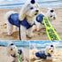 Jean Jacket for Small Medium Dogs Cats - Blue Denim Lapel Vest Coat T-Shirt Costume, Cute Puppy Clothes, Machine