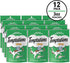3 oz. (Pack 12) Temptations Cat Treats, Classic Crunchy and Soft Cat Treats, Seafood Medley Flavor, Pouch