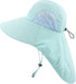 Muryobao Kids Sun Hat Wide Brim UPF50+ Mesh Hats with Neck Flap for Girls and Boys