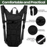 Liliful 4 Pcs Hydration Pack Backpack with 3 Liter Bladder, Tactical Water Backpack for Hiking Cycling
