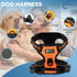 Dog Harness No-Pull Pet Harness - Adjustable Outdoor Vest for All Sized Dogs in Orange