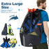 XL Mesh Backpack for Scuba Diving, Snorkeling Gear & Equipment, Holds Mask, Fins, Snorkel